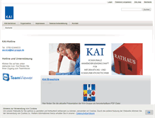 Tablet Screenshot of kai-gruppe.de